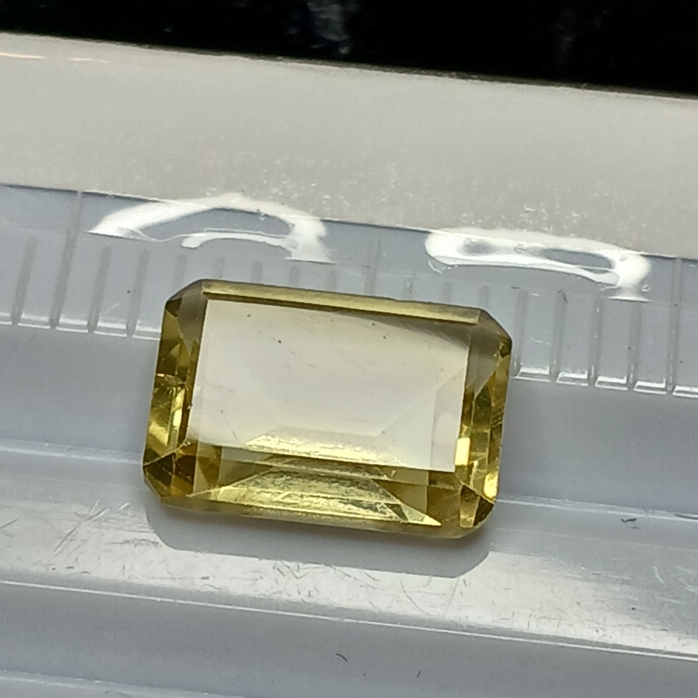 Golden Citrine Rectangular Gemstone 14x10mm